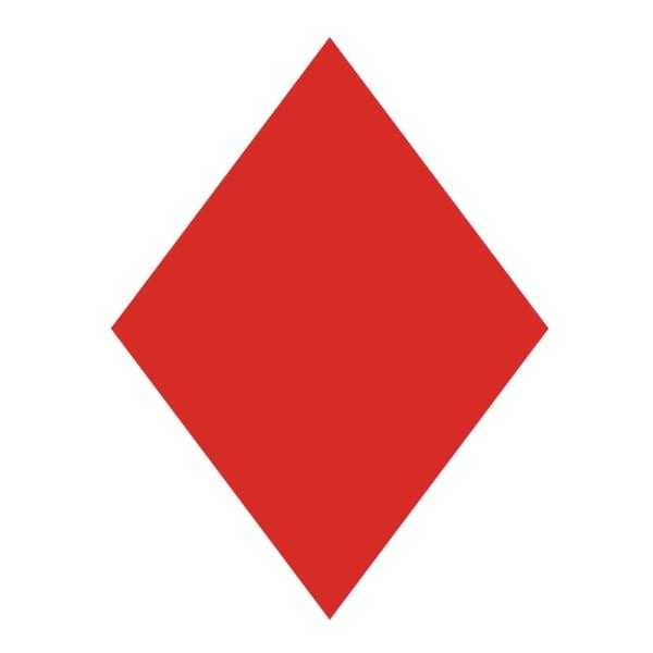 Logo Rombo Rojo 24 cm