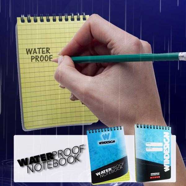 Waterproof notebook